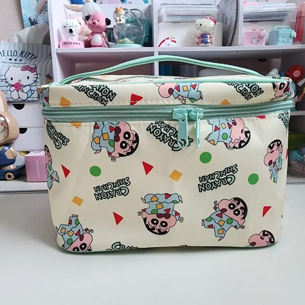 [BUNJANG] Crayon Shin-chan Large Cosmetic Pouch / (새상품)짱구는 못말려 화장품 빅빅파우치