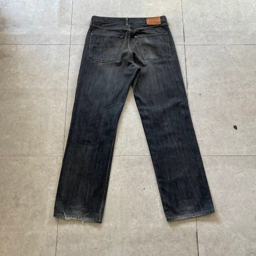 [BUNJANG] Levi's 502 Black Denim Pants 32/34 / 리바이스 502 흑청 데님 팬츠바지 32/34