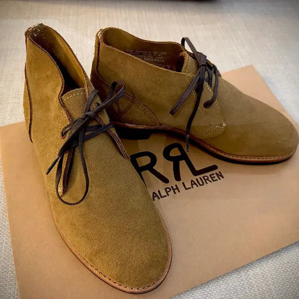 [BUNJANG] RRL Ralph Lauren Double RL Roughout Suede Chukka Boots US 8D / RRL 더블알엘 처카 부츠 러프아웃 스웨이드 (US 8D)