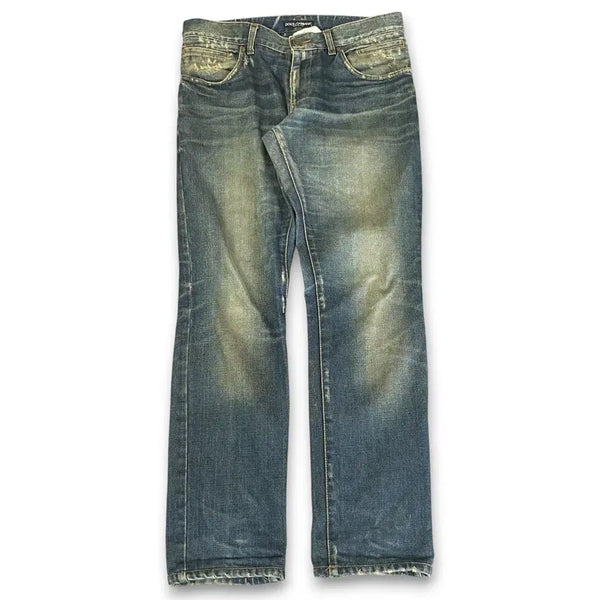 [BUNJANG] Dolce & Gabbana Vintage Washed Denim Pants / (31) 돌체앤가바나 빈티지 워싱 데님 팬츠