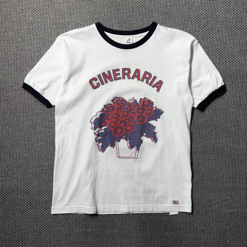 [BUNJANG] Niche 100% Cotton T-Shirt (White, M) / Niche 반팔