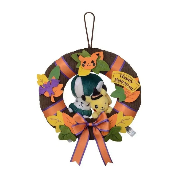 [BUNJANG] Pokemon Center Halloween Harvest Festival Calyrex & Pikachu Plush Set / 포켓몬센터 리스 봉제인형 Halloween Harvest Festival 버드렉스&피카츄