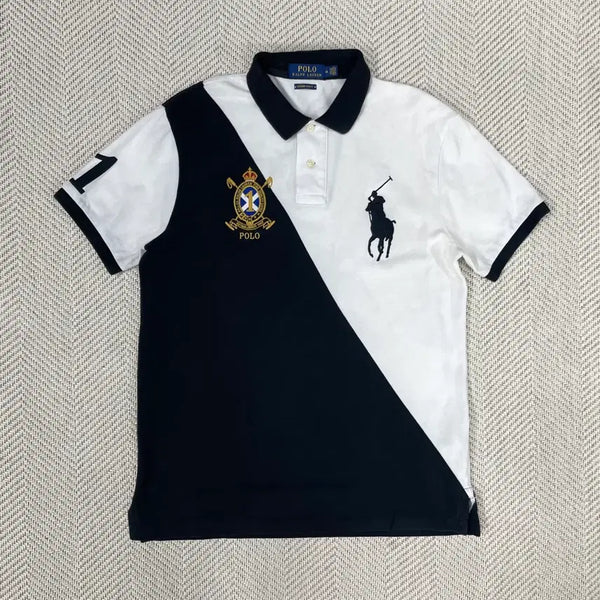 [BUNJANG] Polo Ralph Lauren Big Pony Colorblock Short Sleeve Polo Shirt M / 폴로 랄프로렌 빅포니 배색 반팔 카라티 M