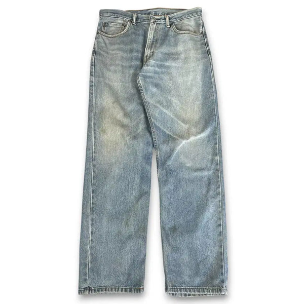 [BUNJANG] Levi's 550 Relaxed Fit Washed Denim Pants 34x32 Light Wash / (34) 리바이스 550 34x32 연청 워싱 데님 팬츠