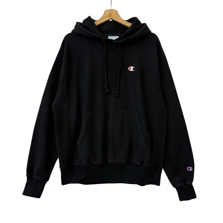 [BUNJANG] Champion Reverse Weave Hoodie Black M / 챔피온 리버스위브 후드 블랙 M 정품