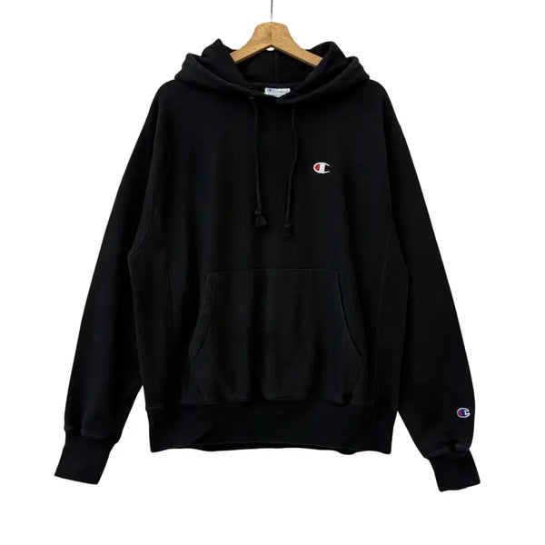 [BUNJANG] Champion Reverse Weave Hoodie Black M / 챔피온 리버스위브 후드 블랙 M 정품