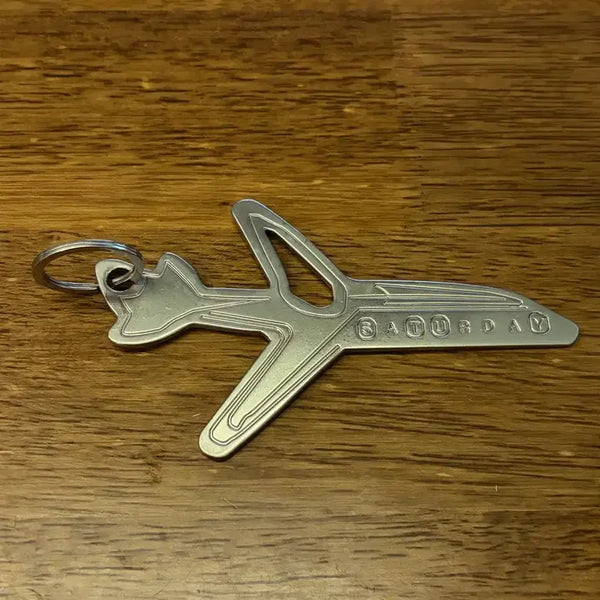 [BUNJANG] STU Airplane Keyring Silver / STU 에어플레인 키링