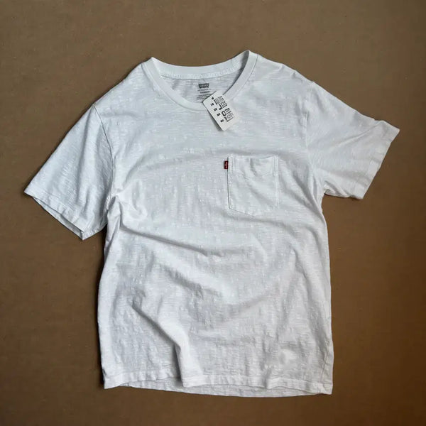 [BUNJANG] Levi's Slub Fabric Pocket Short Sleeve T-Shirt (M) / 리바이스 슬럽원단 포켓 반팔 (M)