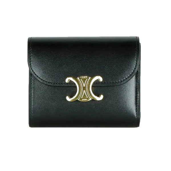 [BUNJANG] Celine Triomphe Flap Wallet Small Shiny Calfskin / 스몰 셀린느 샤이니 카프스킨 트리옹프 플랩 지갑