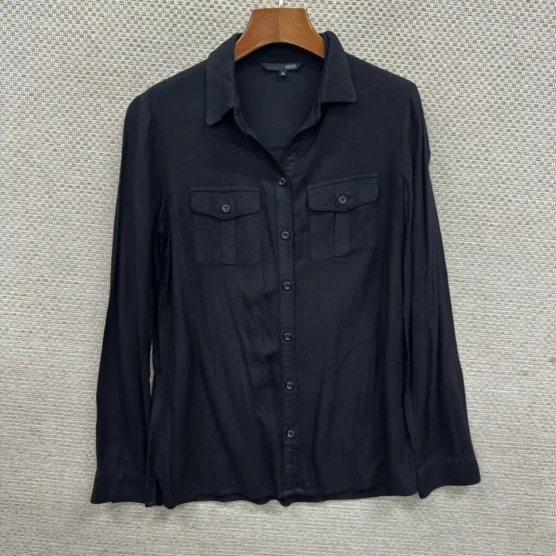 [BUNJANG] MIXXO Cotton Blend Button-Up Shirt - Size M / 미쏘 셔츠 M H01090