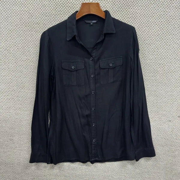 [BUNJANG] MIXXO Cotton Blend Button-Up Shirt - Size M / 미쏘 셔츠 M H01090