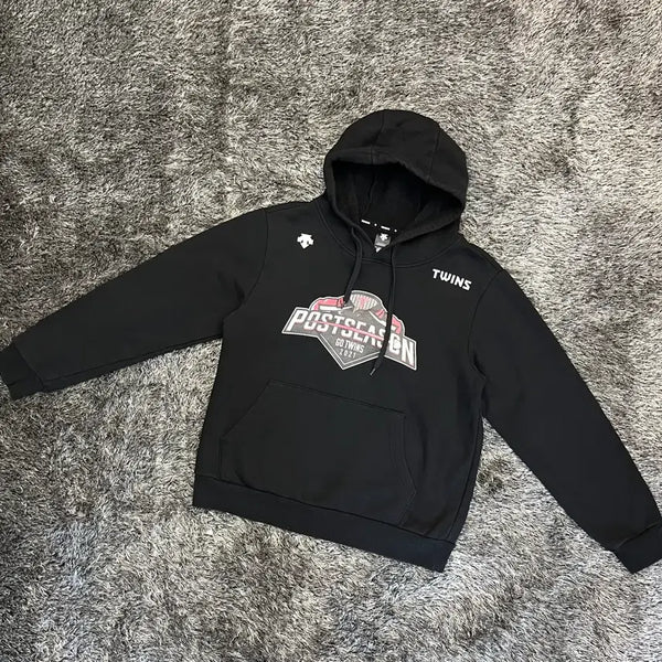 [BUNJANG] Descente LG Twins Postseason Fleece Hoodie (Size 100) / 데상트 엘지 트윈스 포스트시즌 기모 후드티 (100)