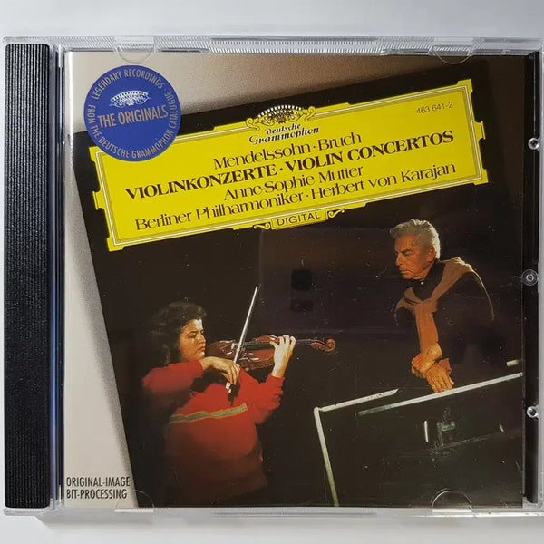 [BUNJANG] Karajan, Mutter - Mendelssohn Violin Concerto & Bruch Violin Concerto No. 1 CD / 카라얀, 무터 - 멘델스존 : 바이올린 협주곡 & 브루흐 : 바이올린 협주곡 1번 씨디