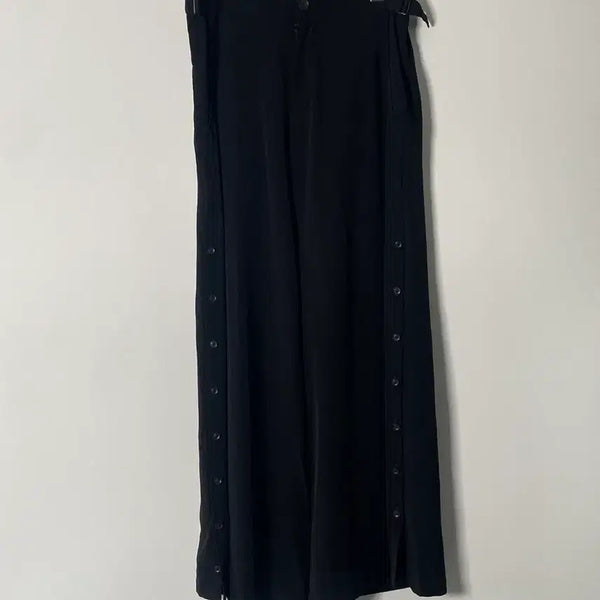 [BUNJANG] Yohji Yamamoto Black Wide Pants / 요지야마모토 블랙 와이드 팬츠 (onp.32)
