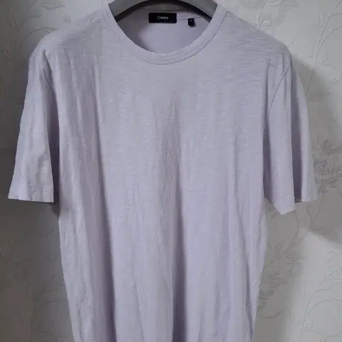 [BUNJANG] Theory Slub Jersey S/S Tee Silver Grey M (100-105) / (백화점용 23ss) 띠어리 슬럽저지 반팔티 100~105