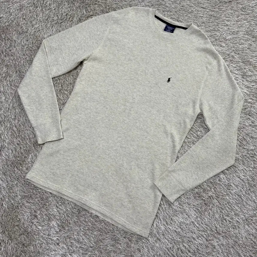 [BUNJANG] Polo Ralph Lauren Waffle Long Sleeve Sweatshirt / 폴로 랄프로렌 와플 롱슬리브 맨투맨