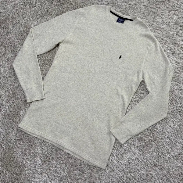 [BUNJANG] Polo Ralph Lauren Waffle Long Sleeve Sweatshirt / 폴로 랄프로렌 와플 롱슬리브 맨투맨