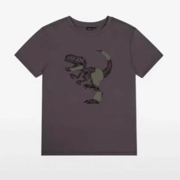 [BUNJANG] AKAM Dino Patch Half Top Dusty Purple Size 2 / 아캄 디노 패치 하프탑 더스티 퍼플 2사이즈