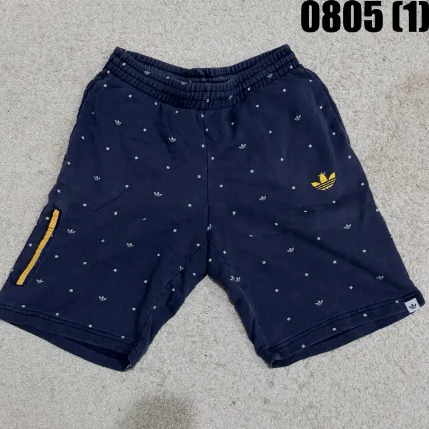 [BUNJANG] Adidas Navy Three-Stripes Logo Banded Shorts / 아디다스 반바지