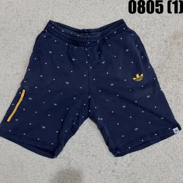 [BUNJANG] Adidas Navy Three-Stripes Logo Banded Shorts / 아디다스 반바지