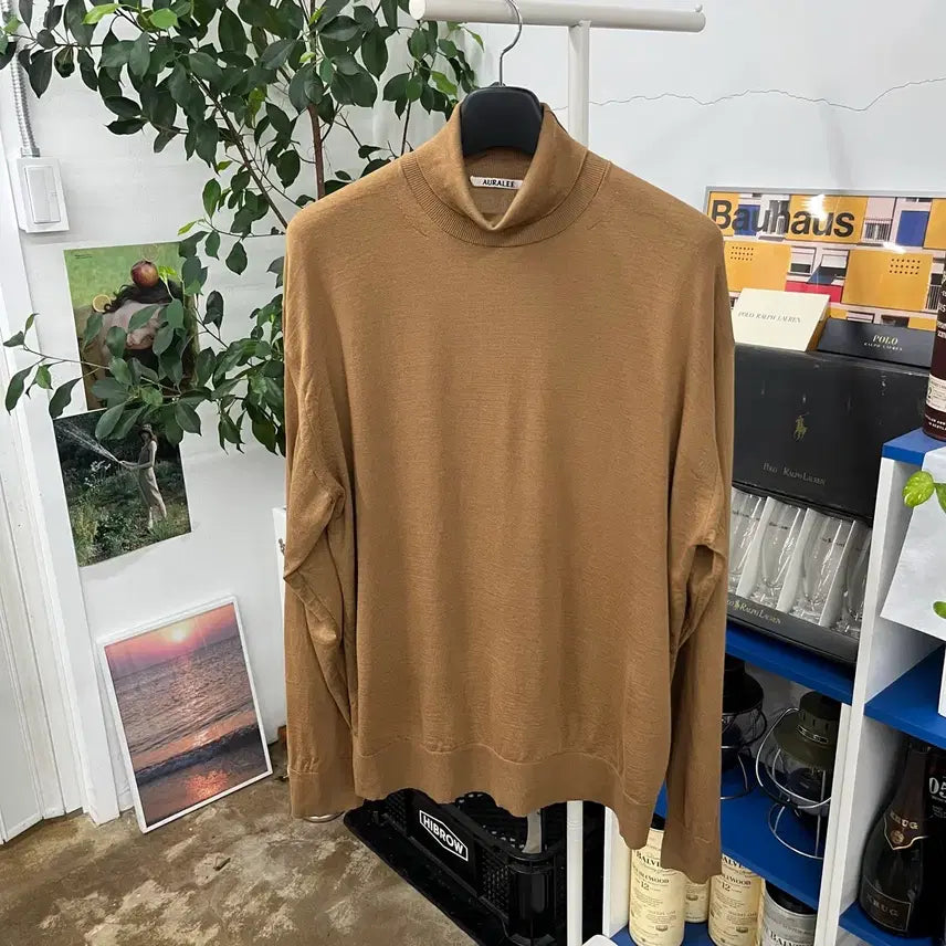 [BUNJANG] Auralee Wool Turtleneck Sweater Size 5 / 오라리 울 터틀넥 스웨터 5