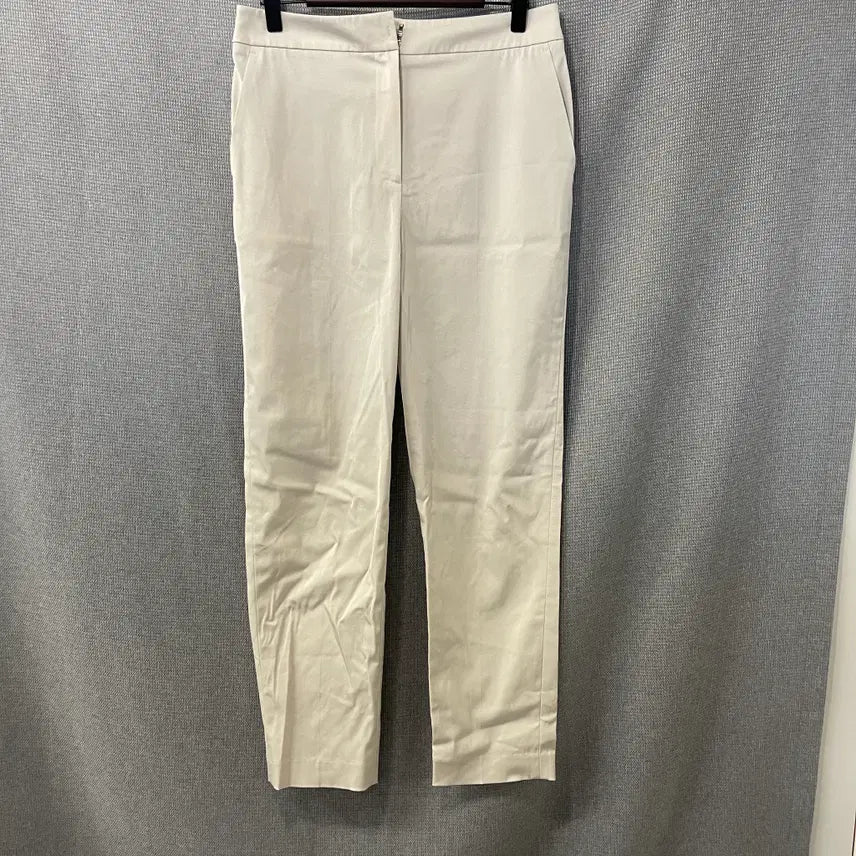 [BUNJANG] KUHO Women's Ivory Slim Straight Leg Pants / 구호 KUHO 여성 아이보리 슬림 일자 팬츠