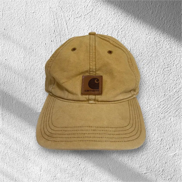 [BUNJANG] Carhartt Khaki Cotton Twill Baseball Cap / 칼하트 카키색 볼캡
