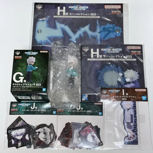[BUNJANG] Hunter x Hunter Killua Zoldyck G.E.M. Figure & H.I.J. High-Grade Figure Bundle Set (Sealed) / 헌터x헌터 키르아 g상 피규어 hij하위상 미개봉 일괄 세트 조르딕가 쿠지