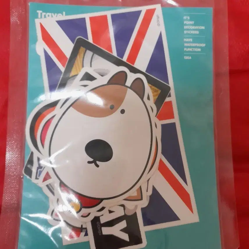 [BUNJANG] Travel Stickers - Union Jack & Animal Characters / 여행용 스티커