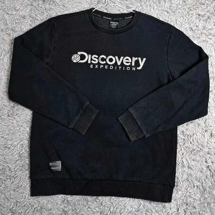 [BUNJANG] Discovery Apparel Brushed Sweatshirt - Black, L / (Z)디스커버리 기모 맨투맨 블랙 L