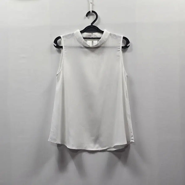 [BUNJANG] Rozley Sleeveless Blouse White / 0454 [rozley]민소매 블라우스 화이트