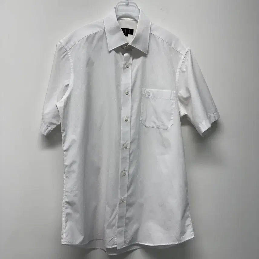 [BUNJANG] DAKS Men's Short Sleeve Shirt White / DAKS 남성 반팔 셔츠 흰색