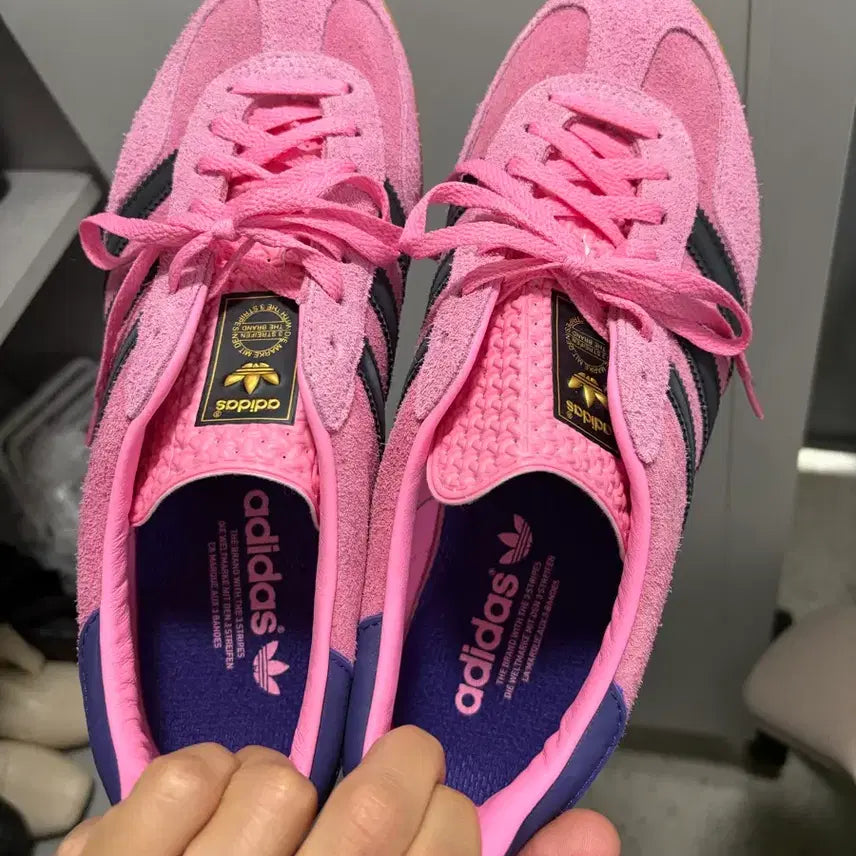 [BUNJANG] Adidas Gazelle Indoor Pink Sneakers / 아디다스 가젤 인도어 핑크