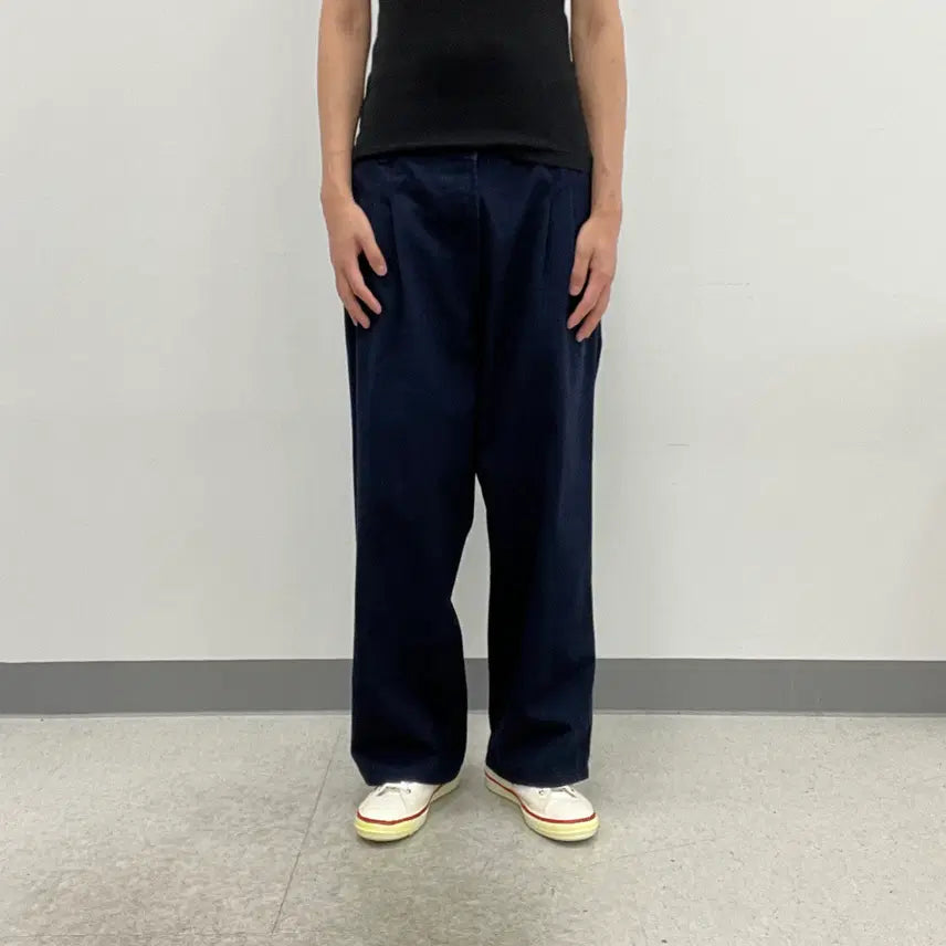 [BUNJANG] Stussy Navy Two-Tuck Chino Pants 36 / 90s 스투시 네이비 투턱 치노 팬츠 36
