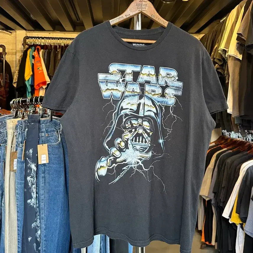 [BUNJANG] Star Wars Movie Printed T-Shirt / [100]스타워즈 Starwars 영화 프린팅 티셔츠