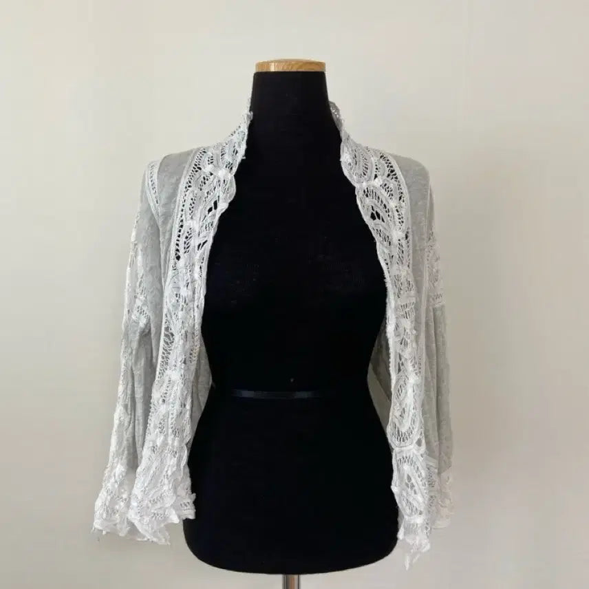 [BUNJANG] Open Cardigan Grey / 그레이 오픈 가디건