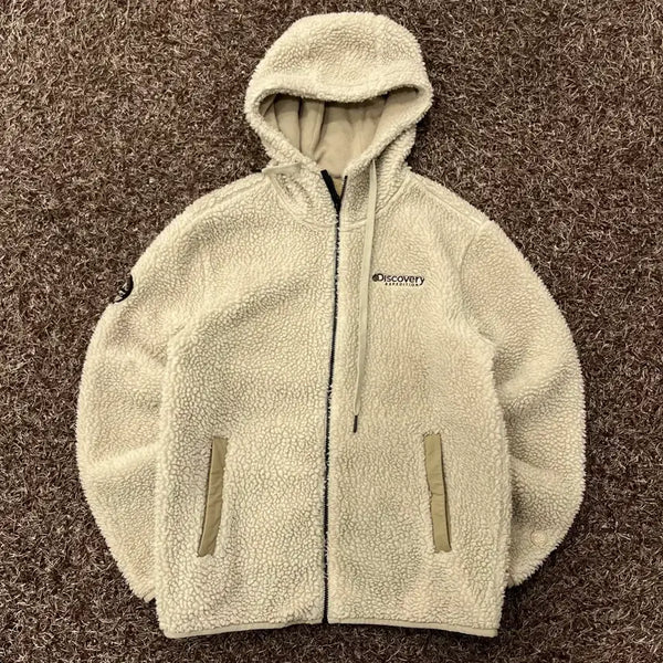 [BUNJANG] Discovery Expedition 100 Fleece Hooded Zip-Up Jacket / 100 디스커버리 플리스 후드 집업 자켓
