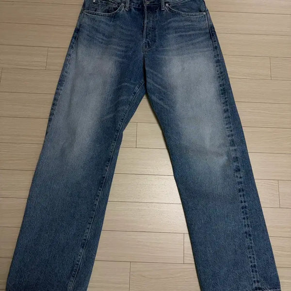 [BUNJANG] Woodb Seawage Regular Straight Denim Jeans / [3] 우드비 셀비지 레귤러 스트레이트 데님