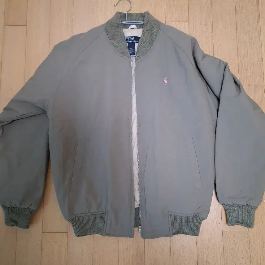 [BUNJANG] Polo Ralph Lauren Khaki Blouson Jacket XL / 폴로 랄프로렌 카키 블루종 자켓