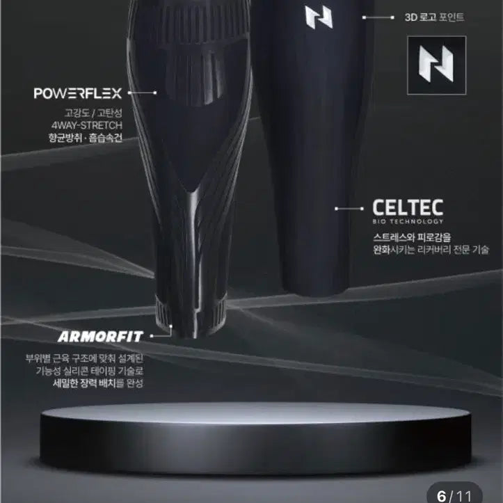 [BUNJANG] Run2 Conics Calf Compression Sleeves L / 런투 종아리 슬리브 보호대