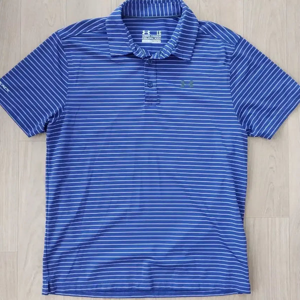 [BUNJANG] Under Armour Men's Golf T-Shirt Polyester Blue Size 100 / 12.미사용 남성 100 언더아머 골프티셔츠 폴리 시원