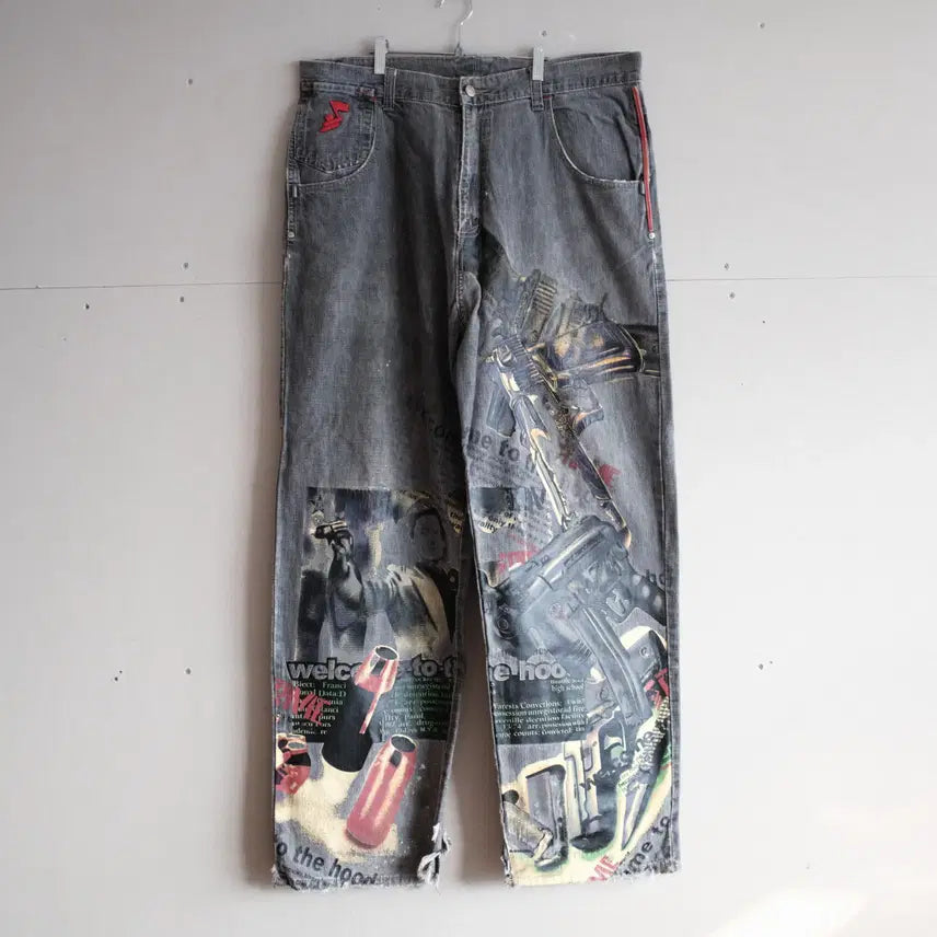 [BUNJANG] Arme Welcome The Hood Panting Denim Pants / Arme Welcome The Hood Panting Denim