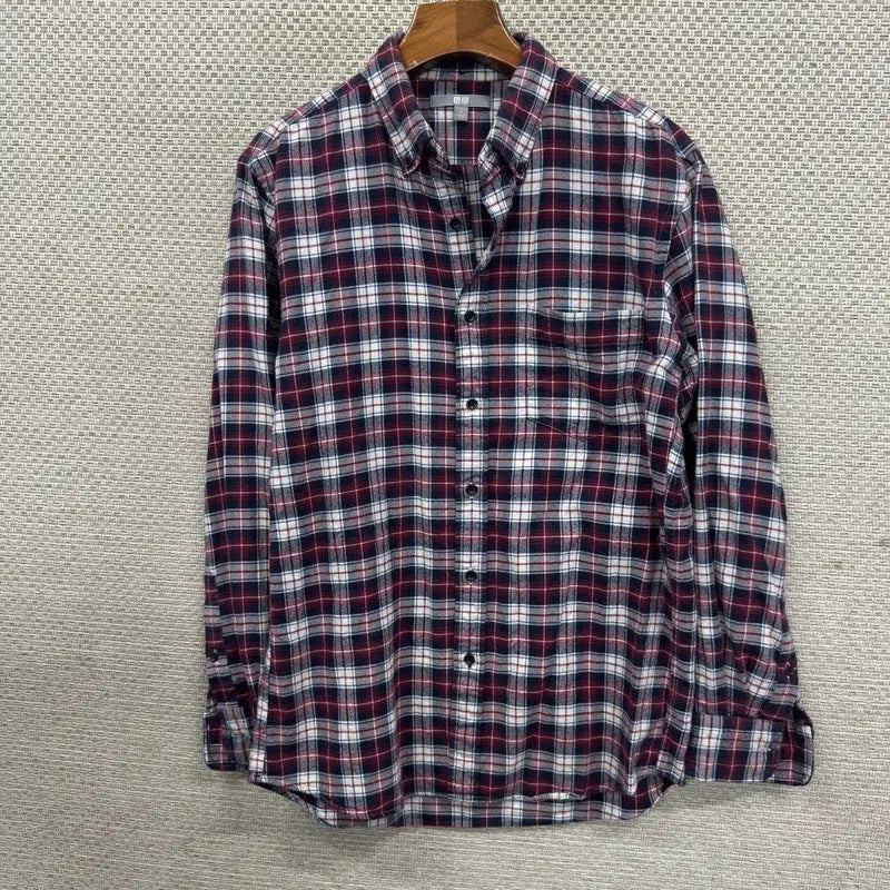 [BUNJANG] Uniqlo Checkered Shirt M / 유니클로 체크 셔츠 M H01055