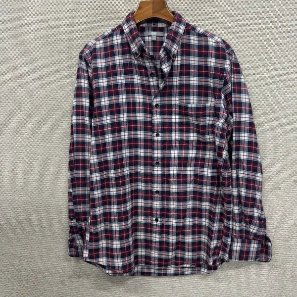 [BUNJANG] Uniqlo Checkered Shirt M / 유니클로 체크 셔츠 M H01055