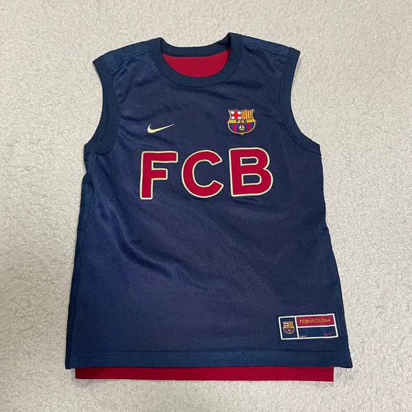[BUNJANG] Nike FC Barcelona Reversible Sleeveless Jersey / 나이키 FC바르셀로나 민소매 나시티 양면
