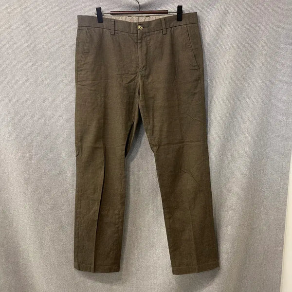 [BUNJANG] Henry Cottons Men's Slim Fit Brown Pants / 헨리코튼 Henry Cottons 남성 슬림 팬츠
