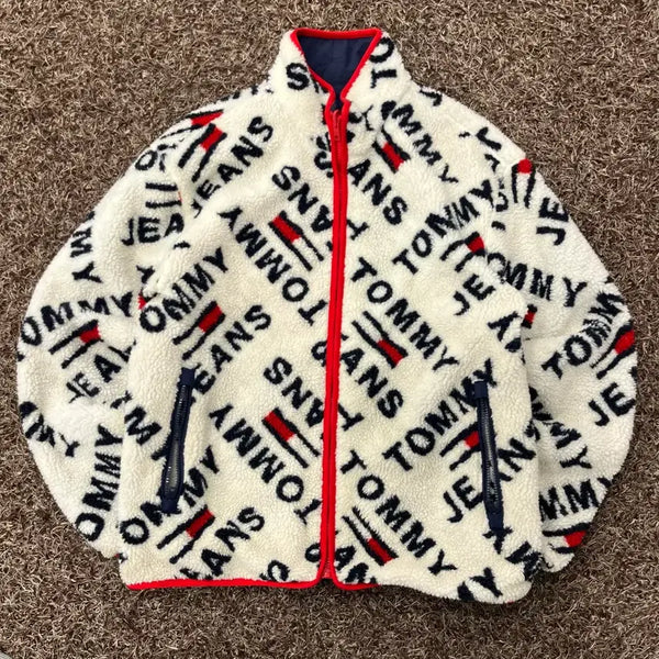 [BUNJANG] Tommy Hilfiger Jeans Reversible Fleece Jacket / L 타미힐피거 진스 리버시블 플리스 자켓