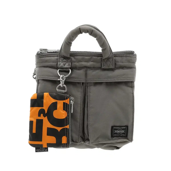 [BUNJANG] Porter x Comme des Garçons Tanker Helmet Bag XS Silver Grey / [OS] 포터 x 꼼데가르송 탱커 헬멧백 XS 실버 그레이