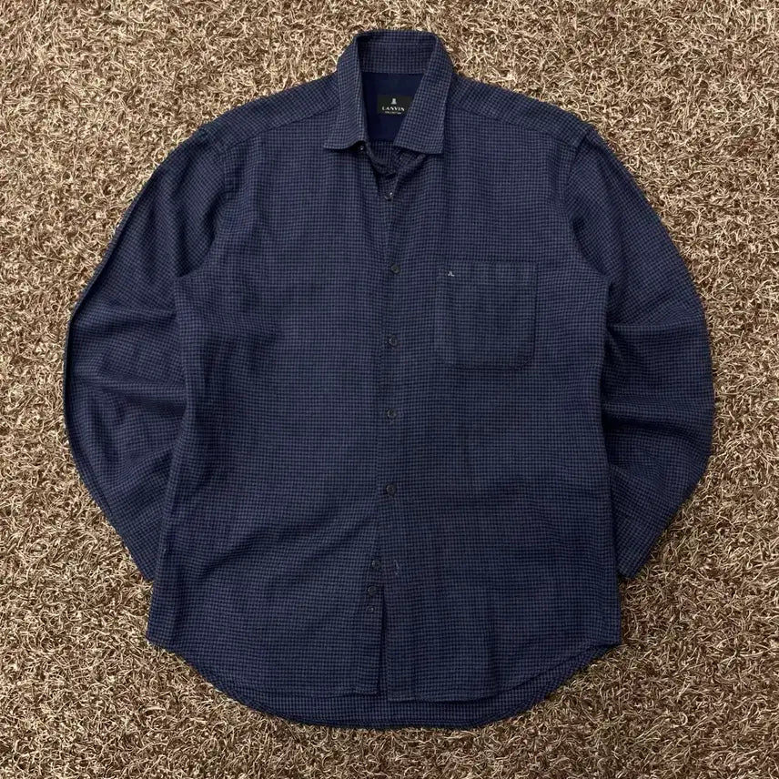 [BUNJANG] Lanvin Collection Check Shirt / 100 랑방 컬렉션 체크 셔츠