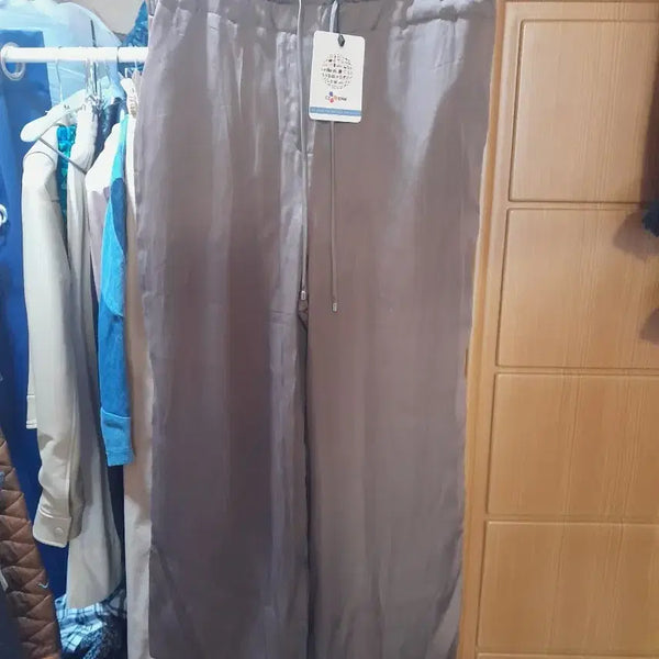 [BUNJANG] Vera Wang Wide Leg Pants Spring/Summer Waist 76 / 베라왕 와이드팬츠 봄여름용 허리 76